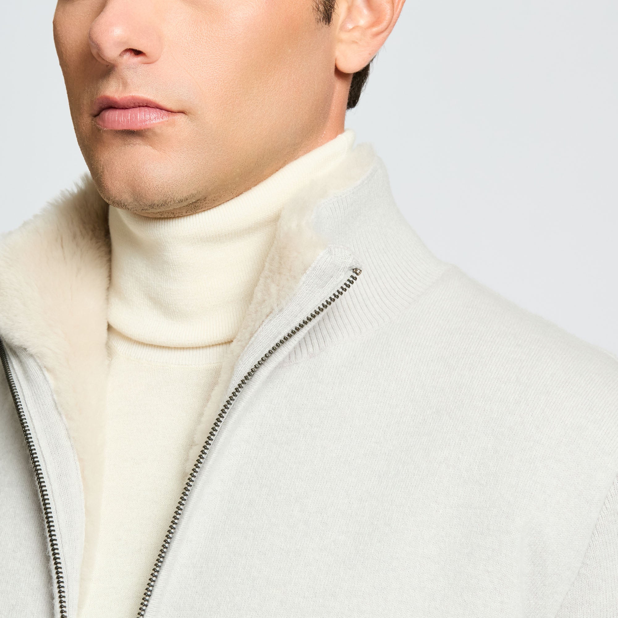 Full-Zip Knitted Jacket