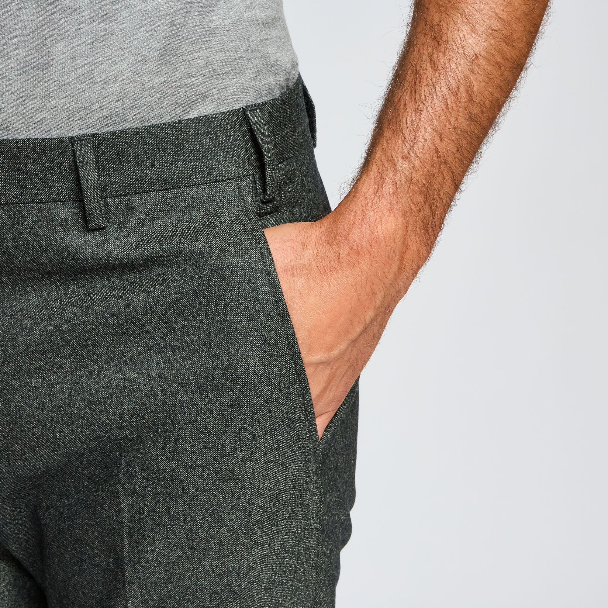 Flat Front Trousers
