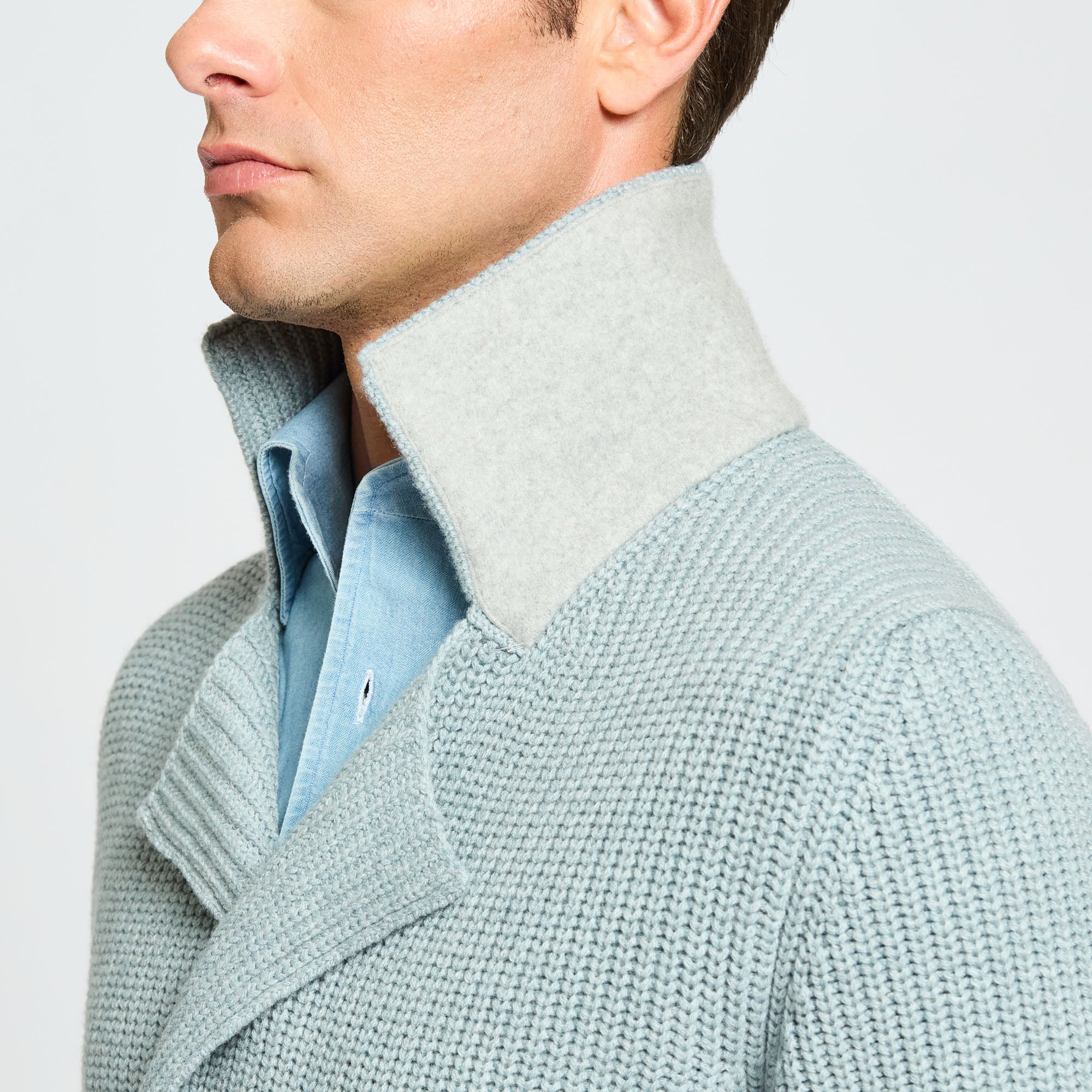 Double Breasted Knitted Jacket