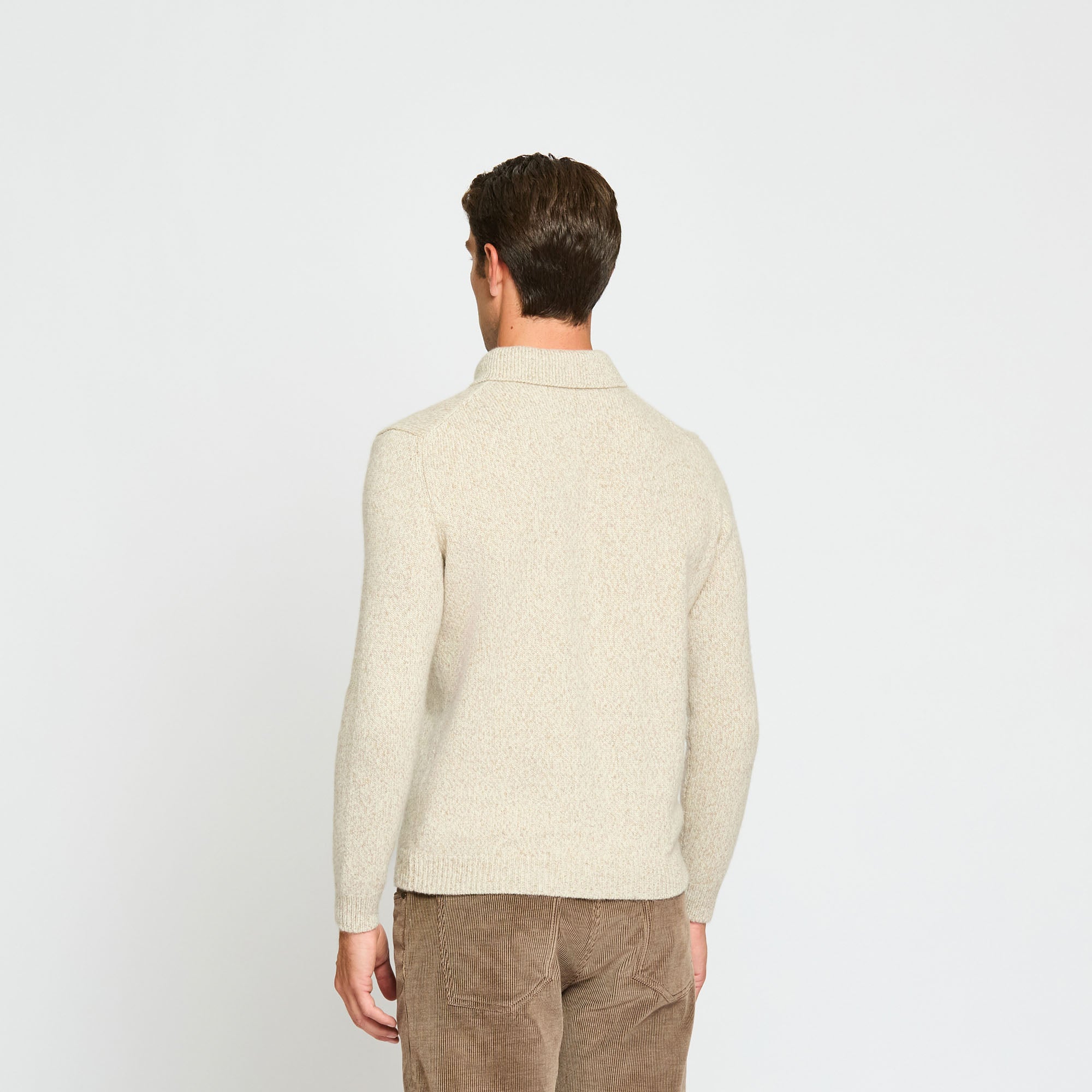 Polo Collar Crew Neck