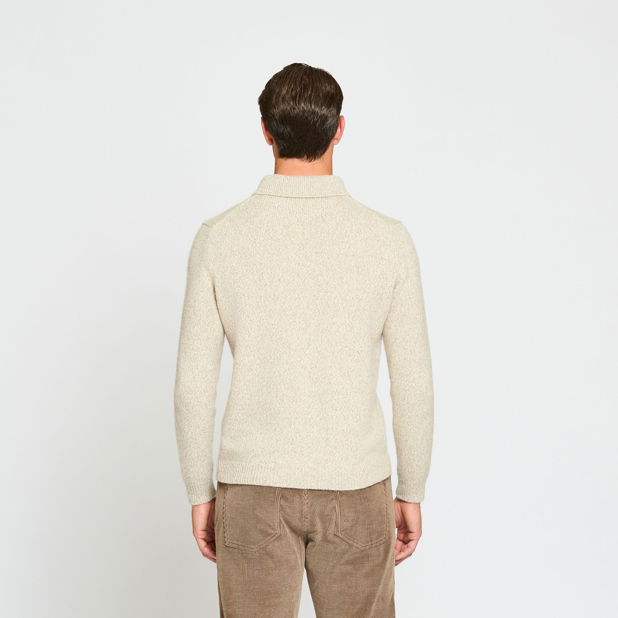 Polo Collar Crew Neck