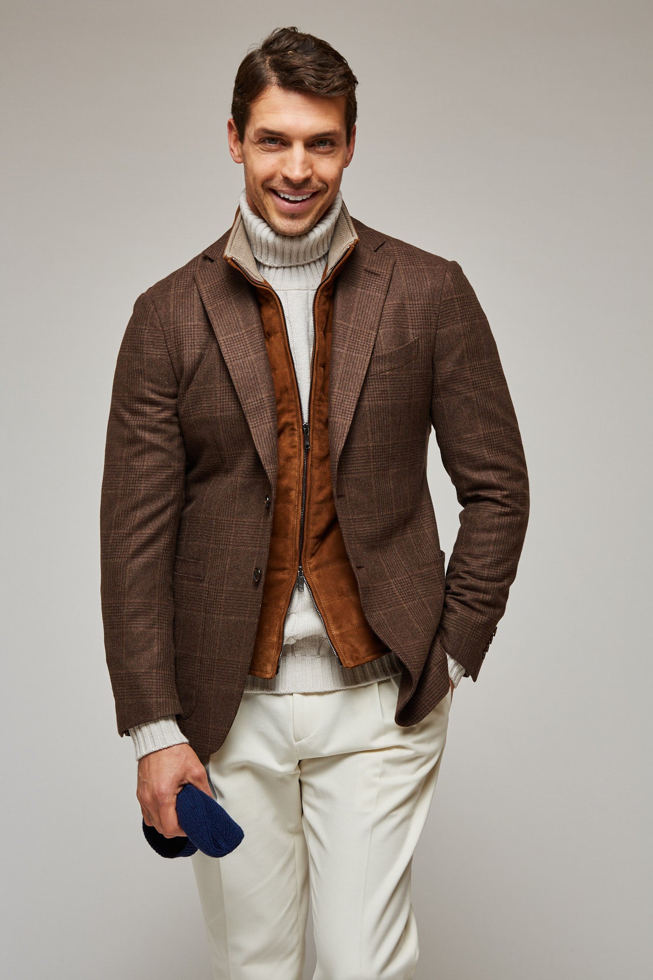 Quilted Suede Vest