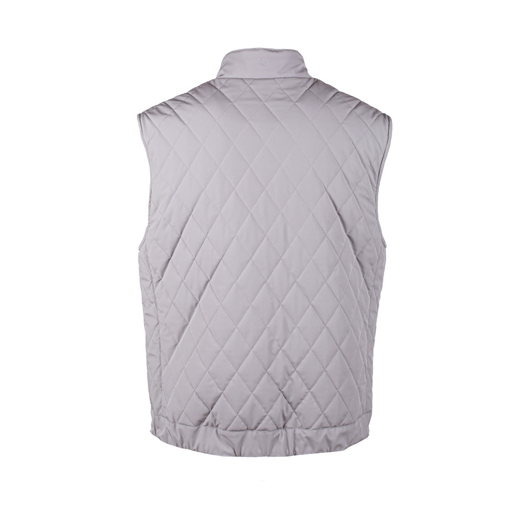 Diamond Quilted Full-Zip Vest