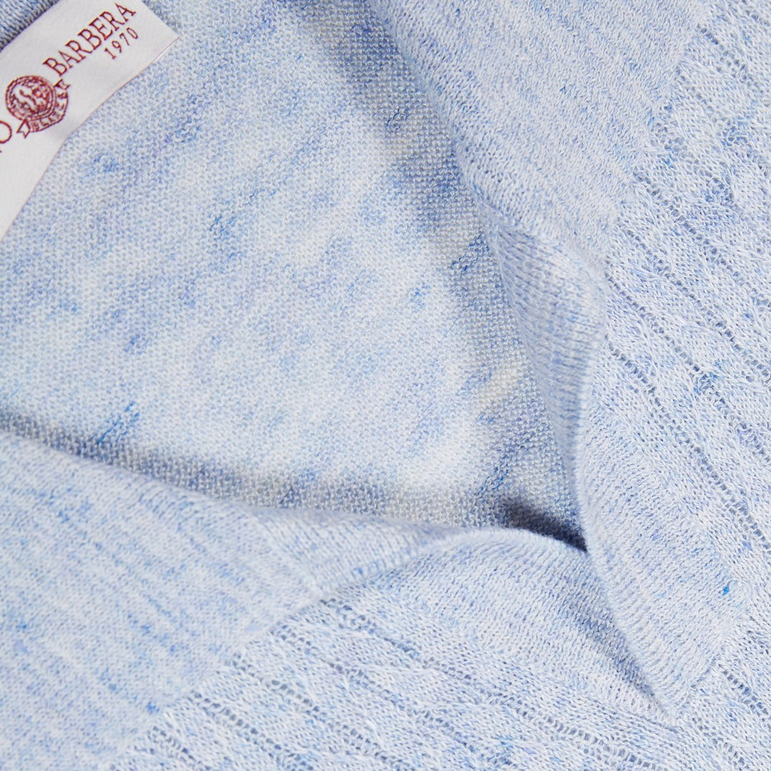 Riviera Collar Knitted Polo Shirt