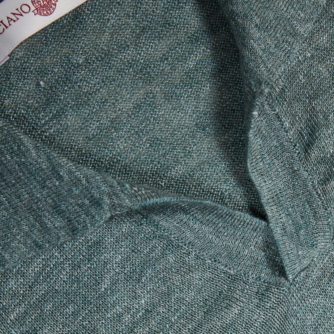 Riviera Collar Knitted Polo Shirt
