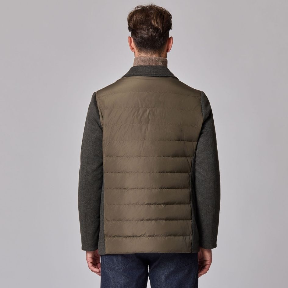 Double-Breasted Padded Jacket