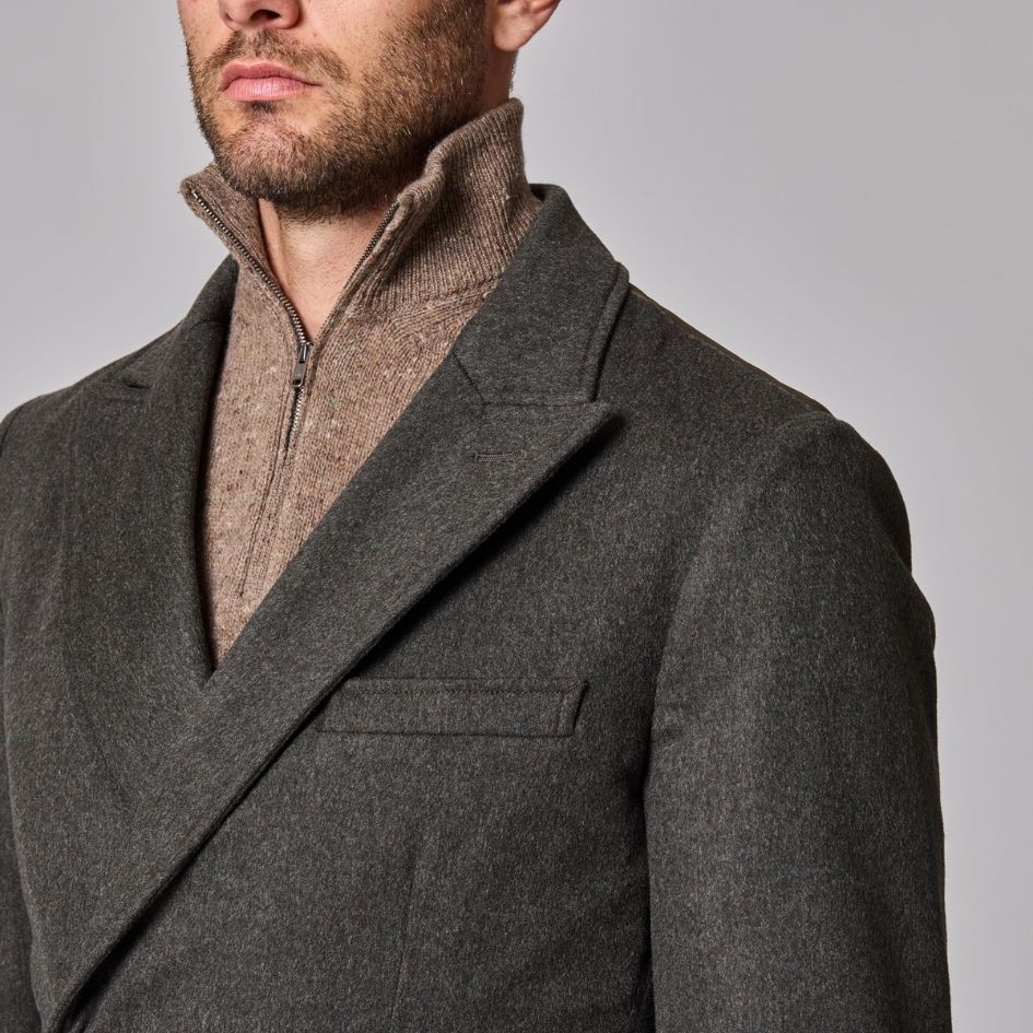 Double-Breasted Padded Jacket