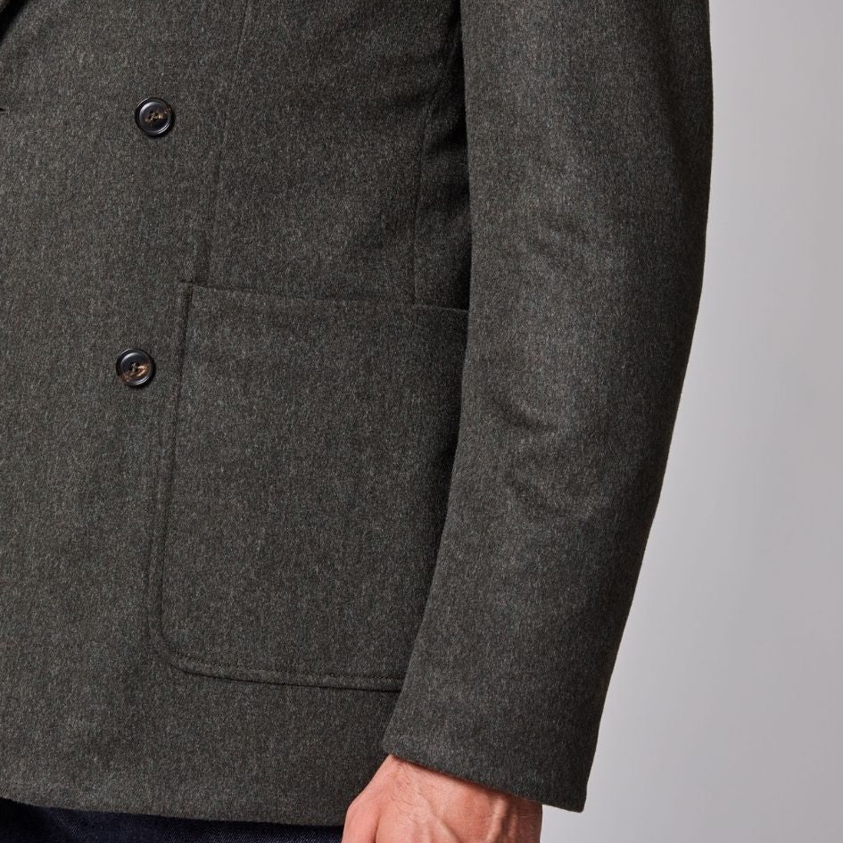 Double-Breasted Padded Jacket