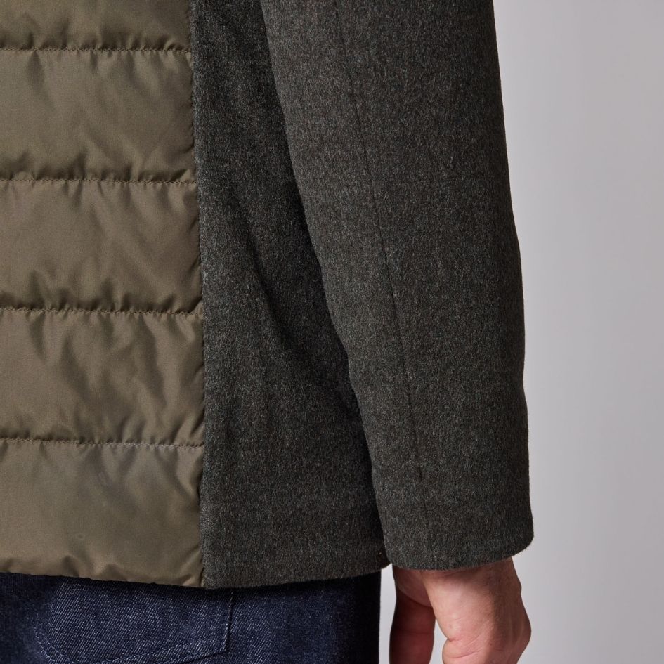 Double-Breasted Padded Jacket