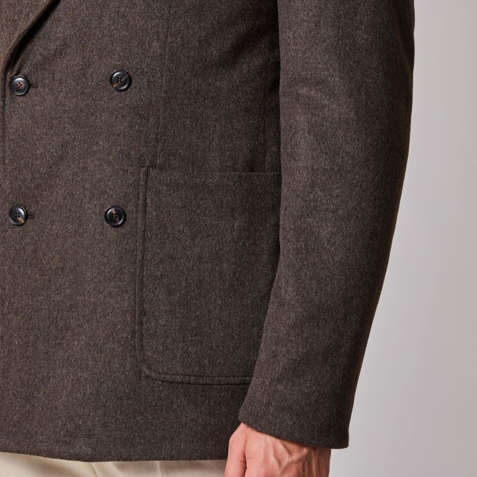 Double-Breasted Padded Jacket