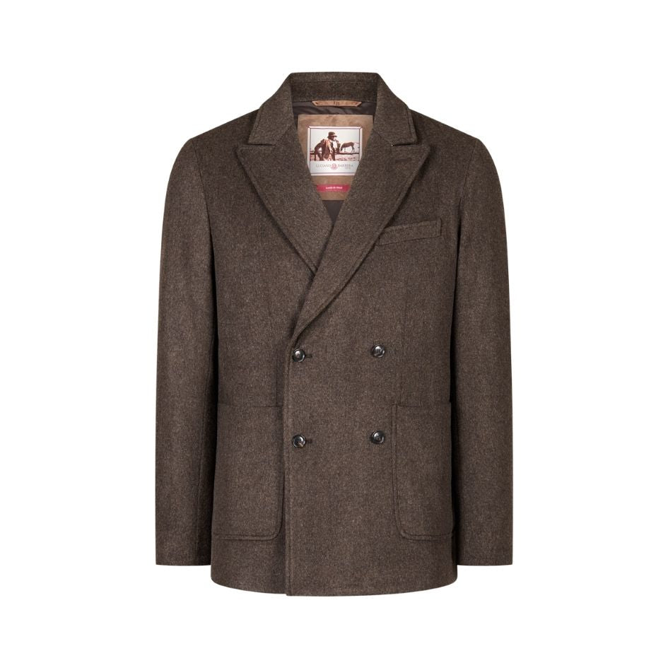 Double-Breasted Padded Jacket