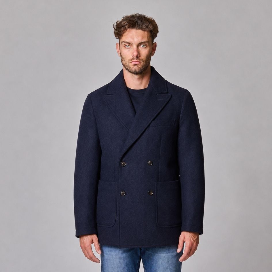 Double-Breasted Padded Jacket