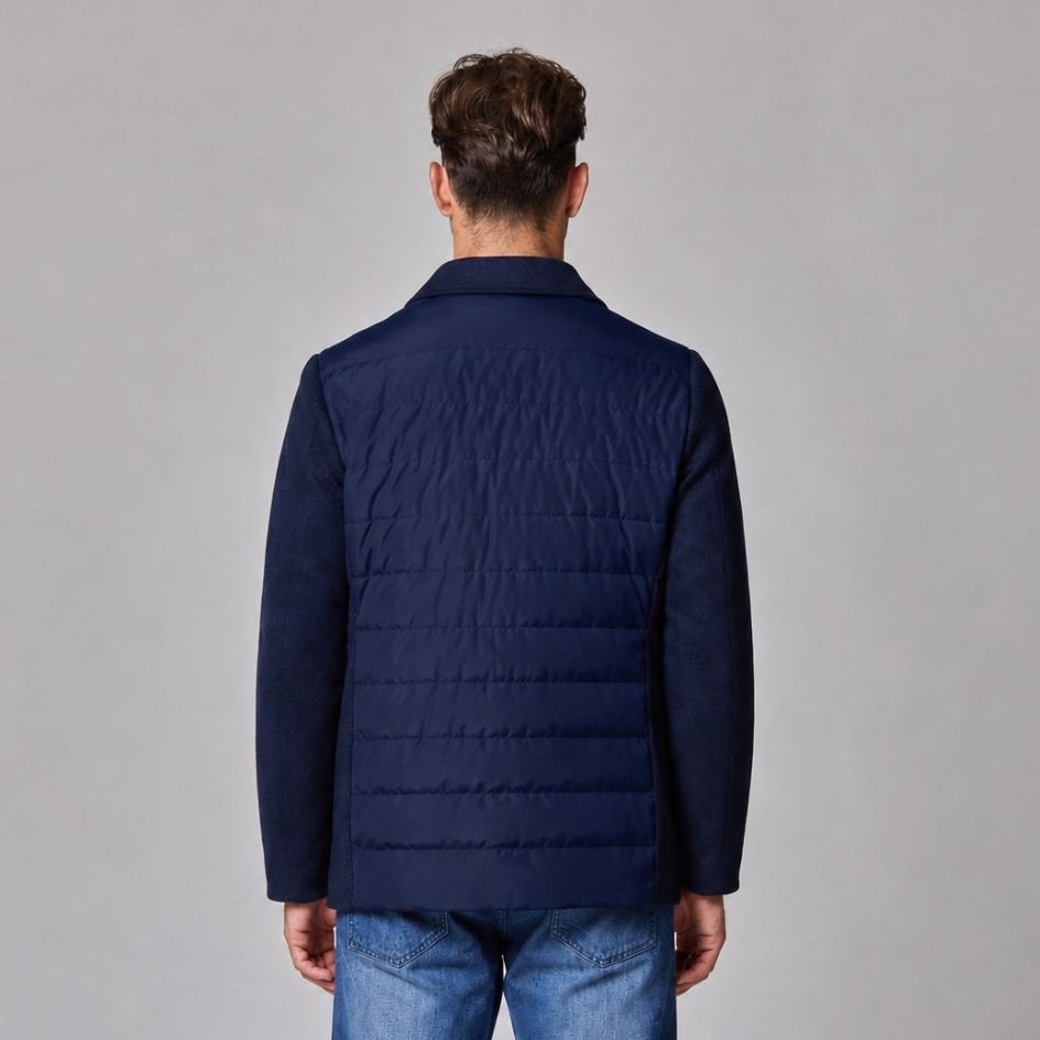 Double-Breasted Padded Jacket