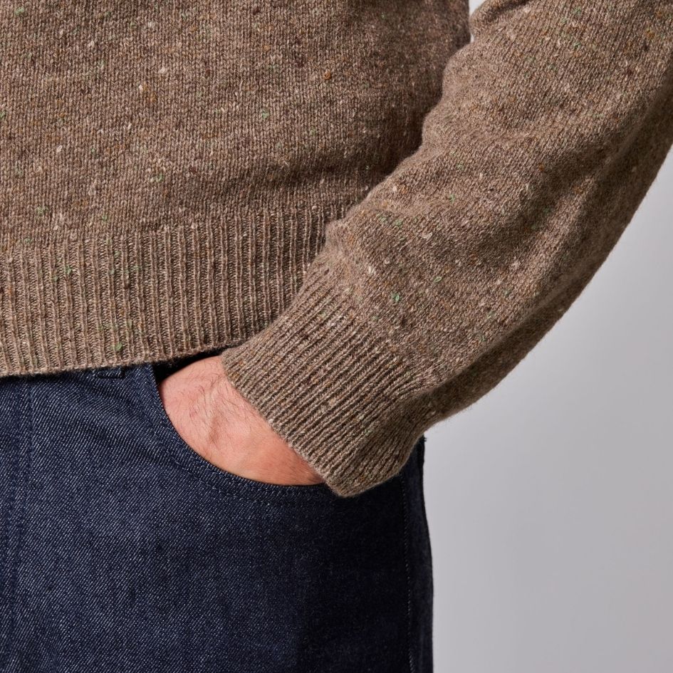 1/4 Zip Mock Neck