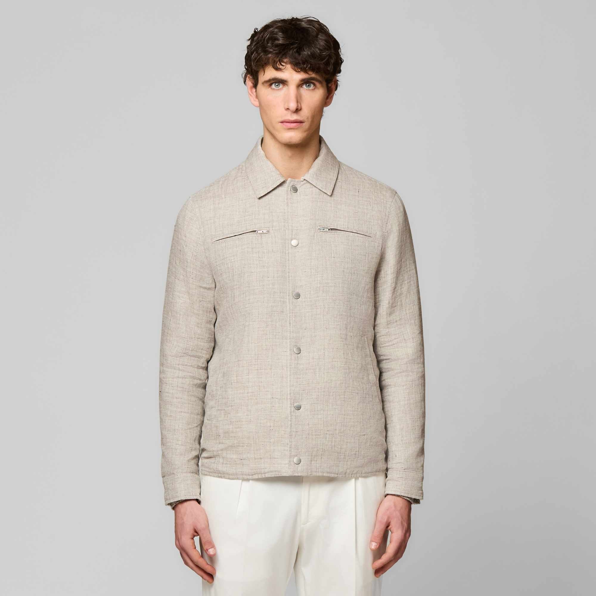 Reversible Padded Shirt Jacket