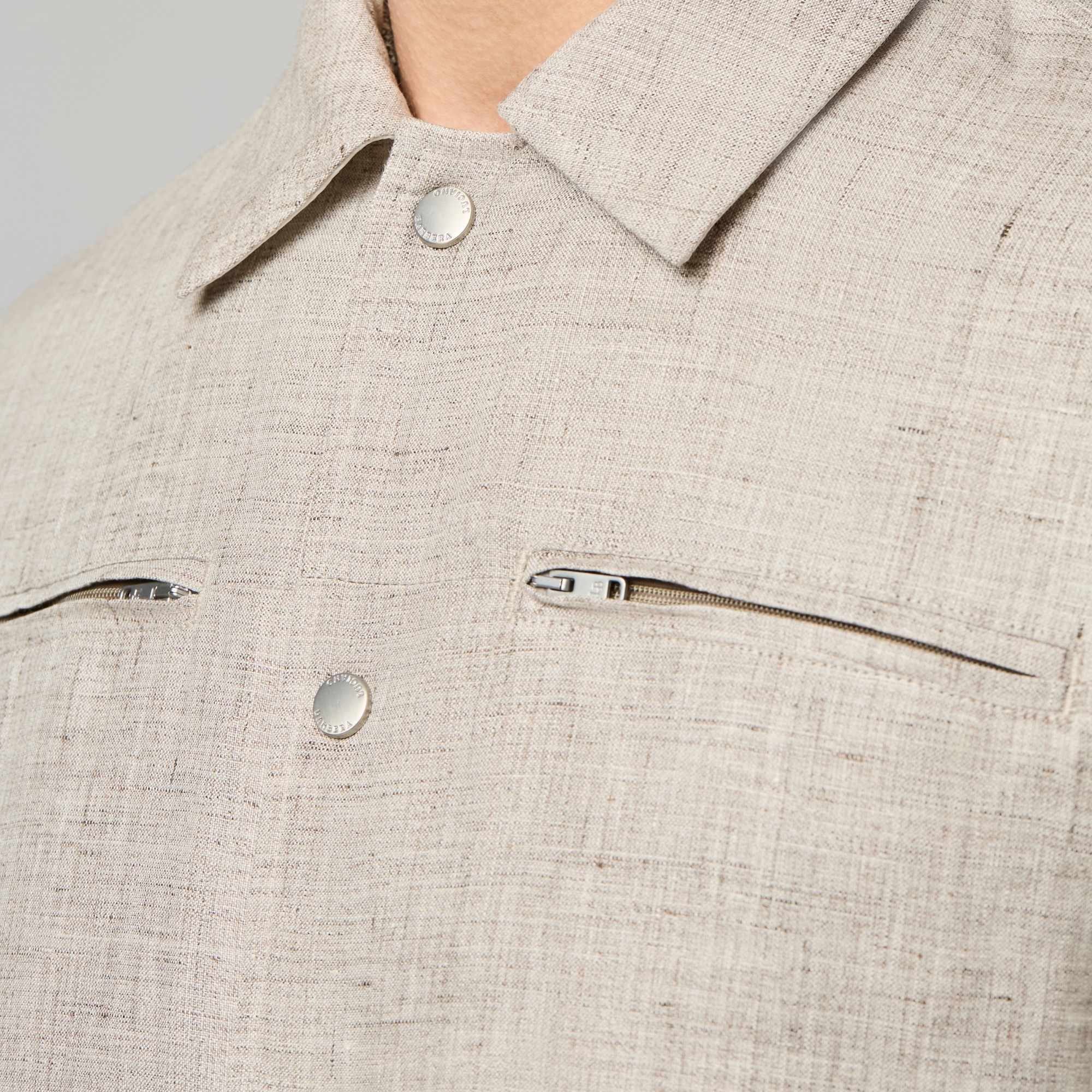 Reversible Padded Shirt Jacket