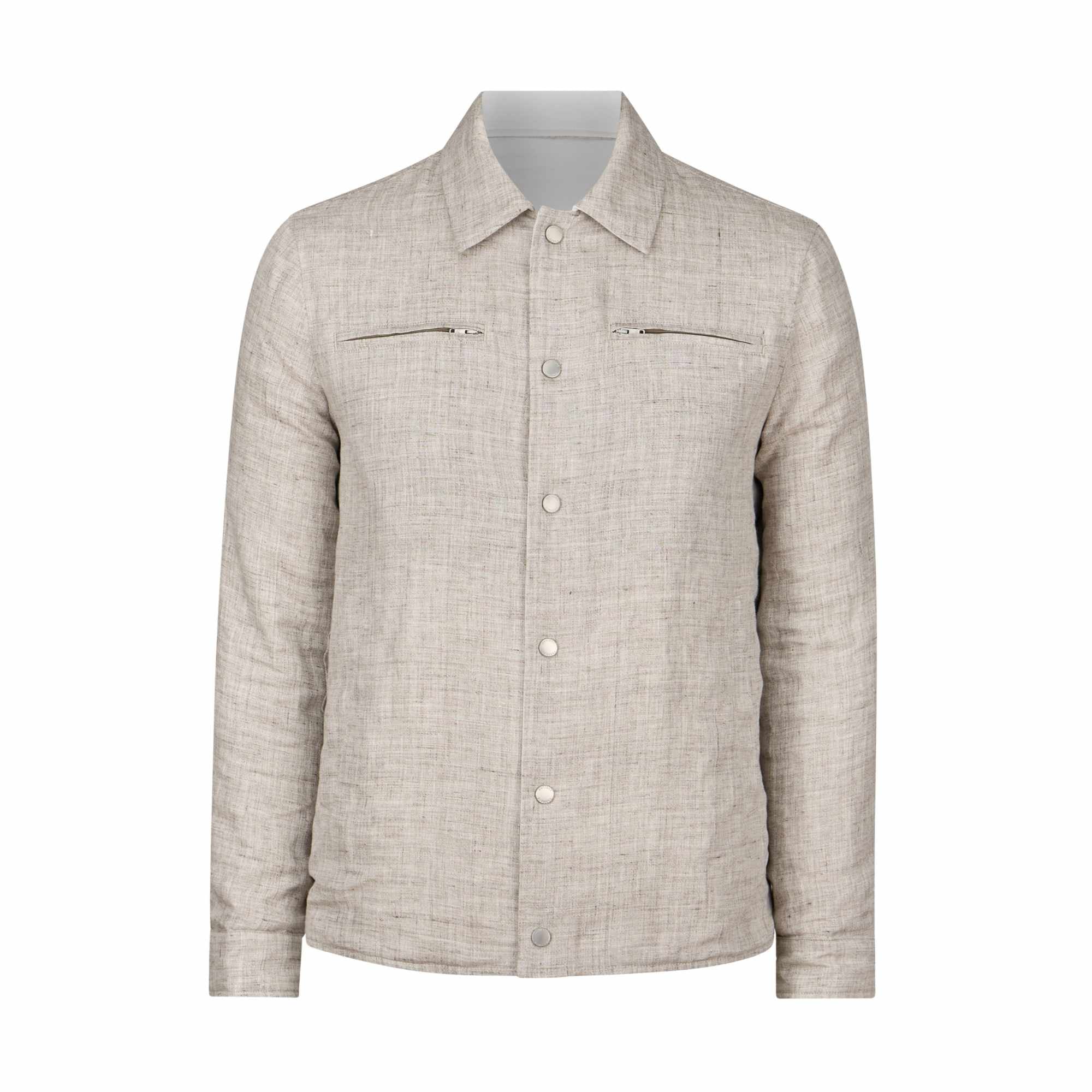 Reversible Padded Shirt Jacket