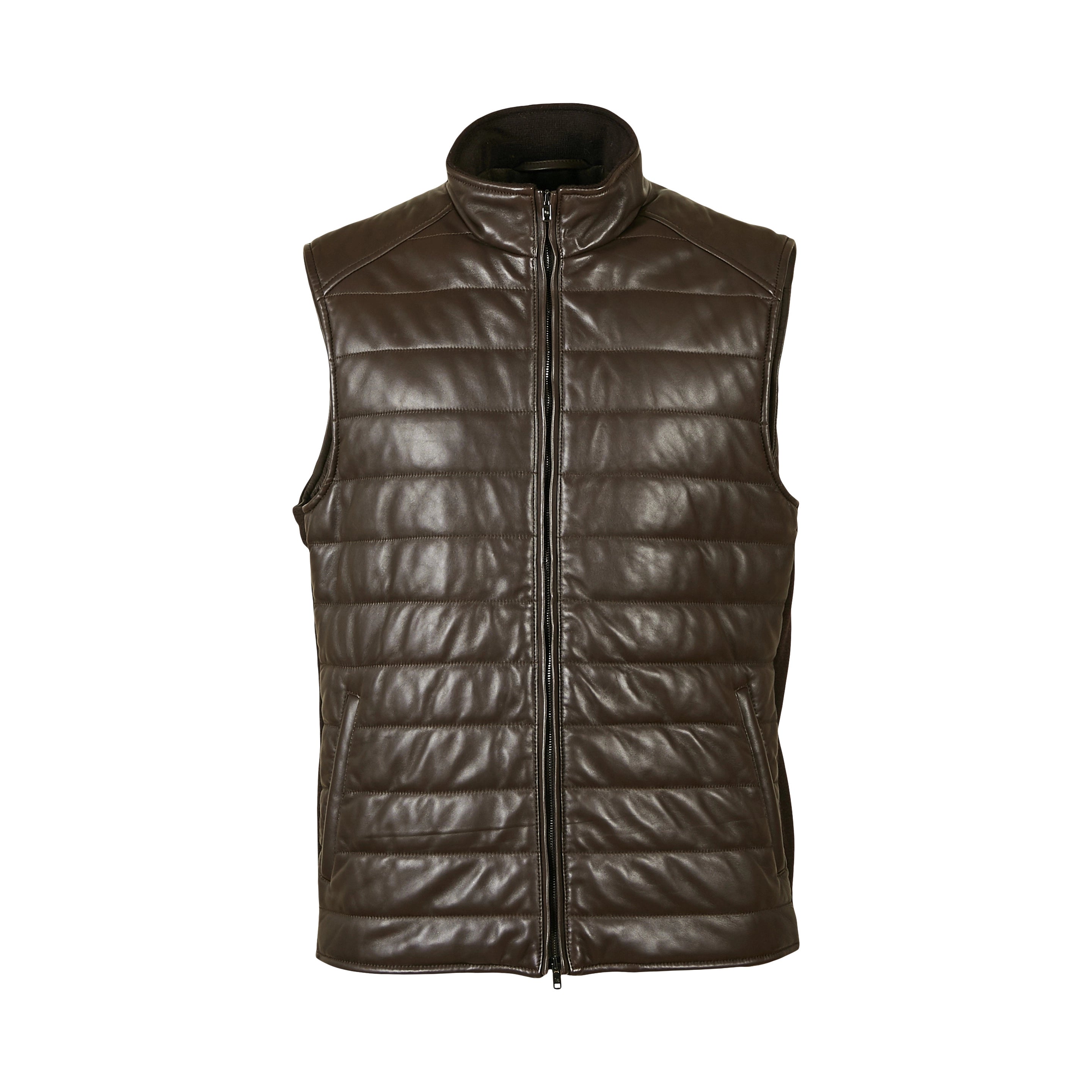 Quilted Leather Vest