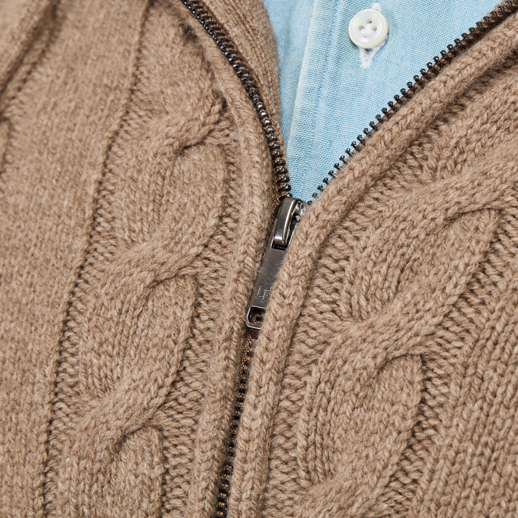 Full-Zip Hoodie Sweater