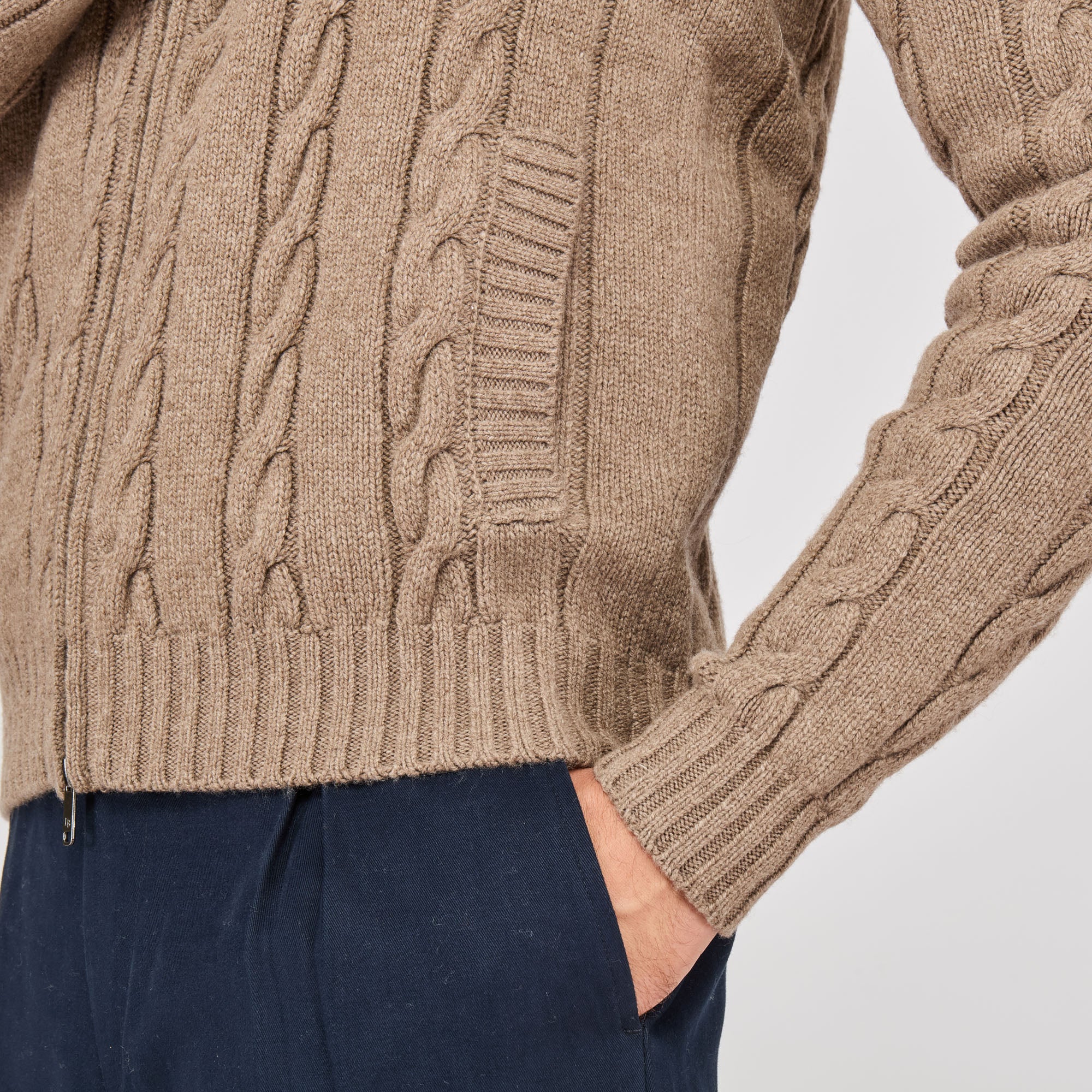 Full-Zip Hoodie Sweater