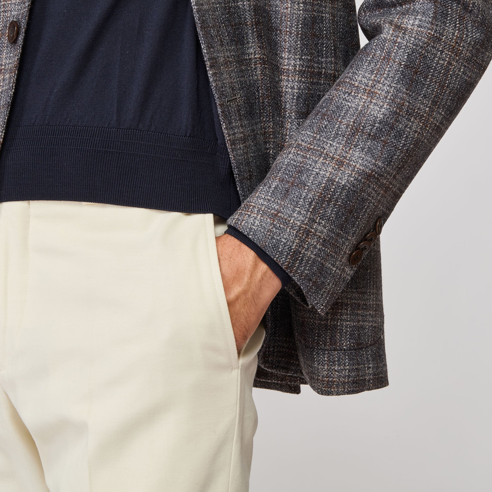 Deconstructed Amalfi Sport Coat with Shoulder Padding