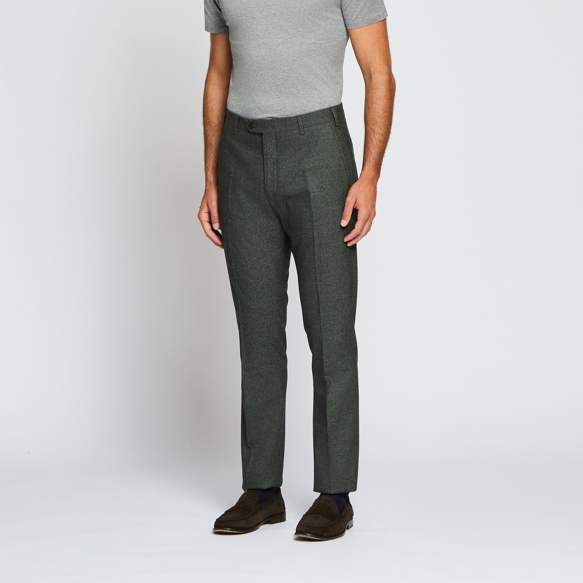 Flat Front Trousers