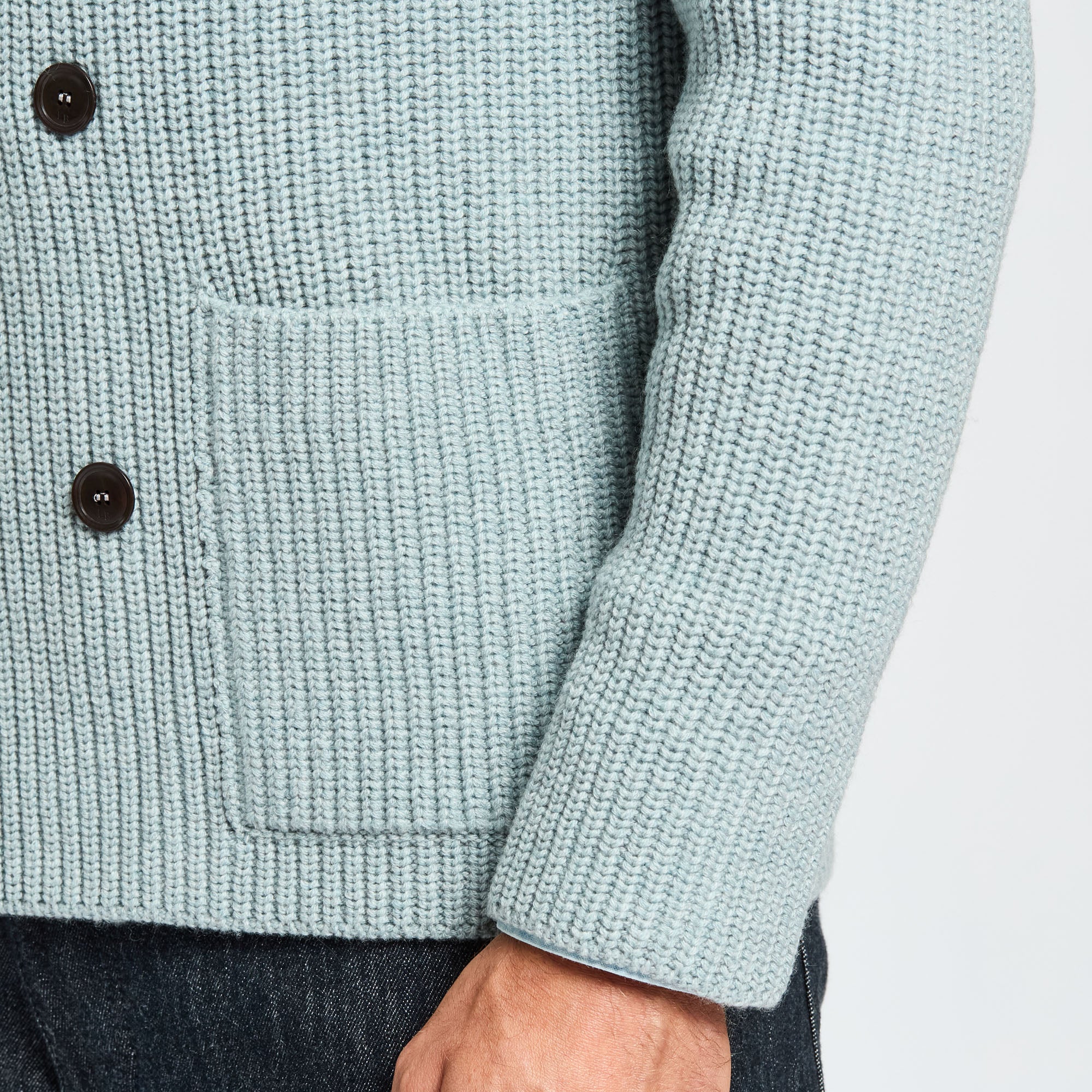 Double Breasted Knitted Jacket