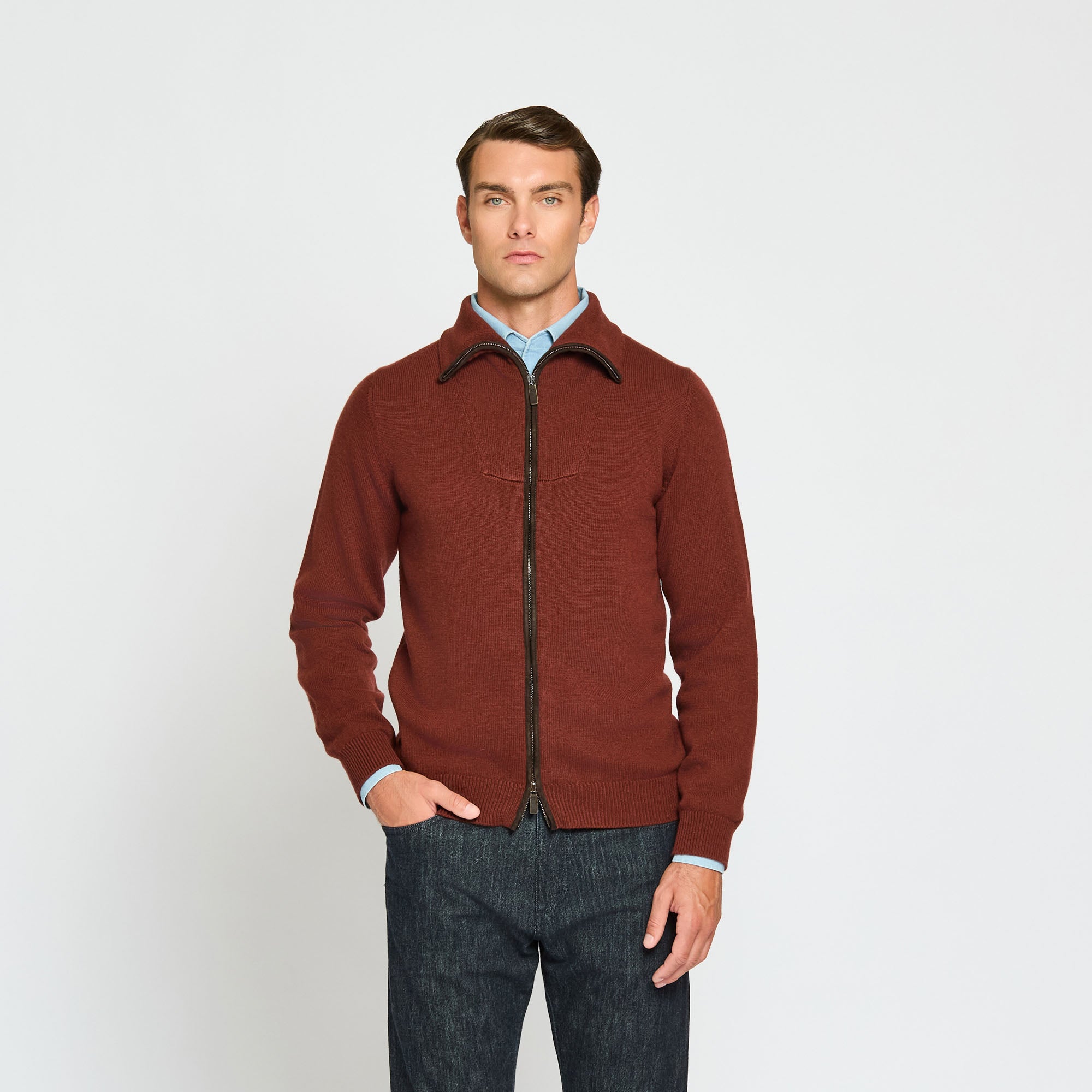 Full-Zip Sweater