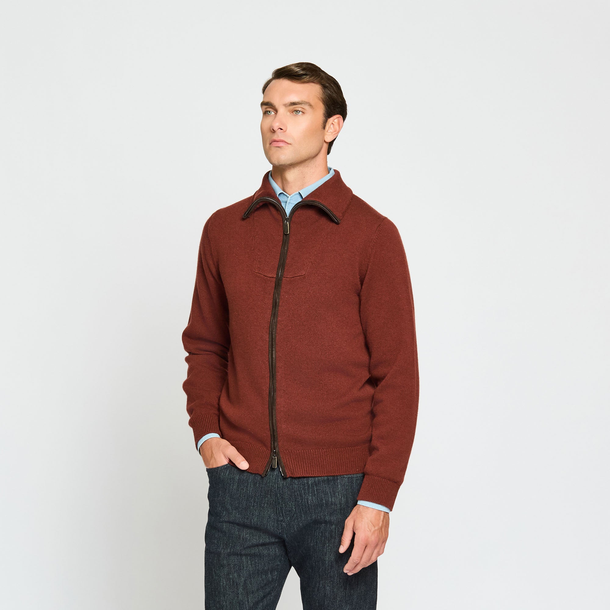 Full-Zip Sweater
