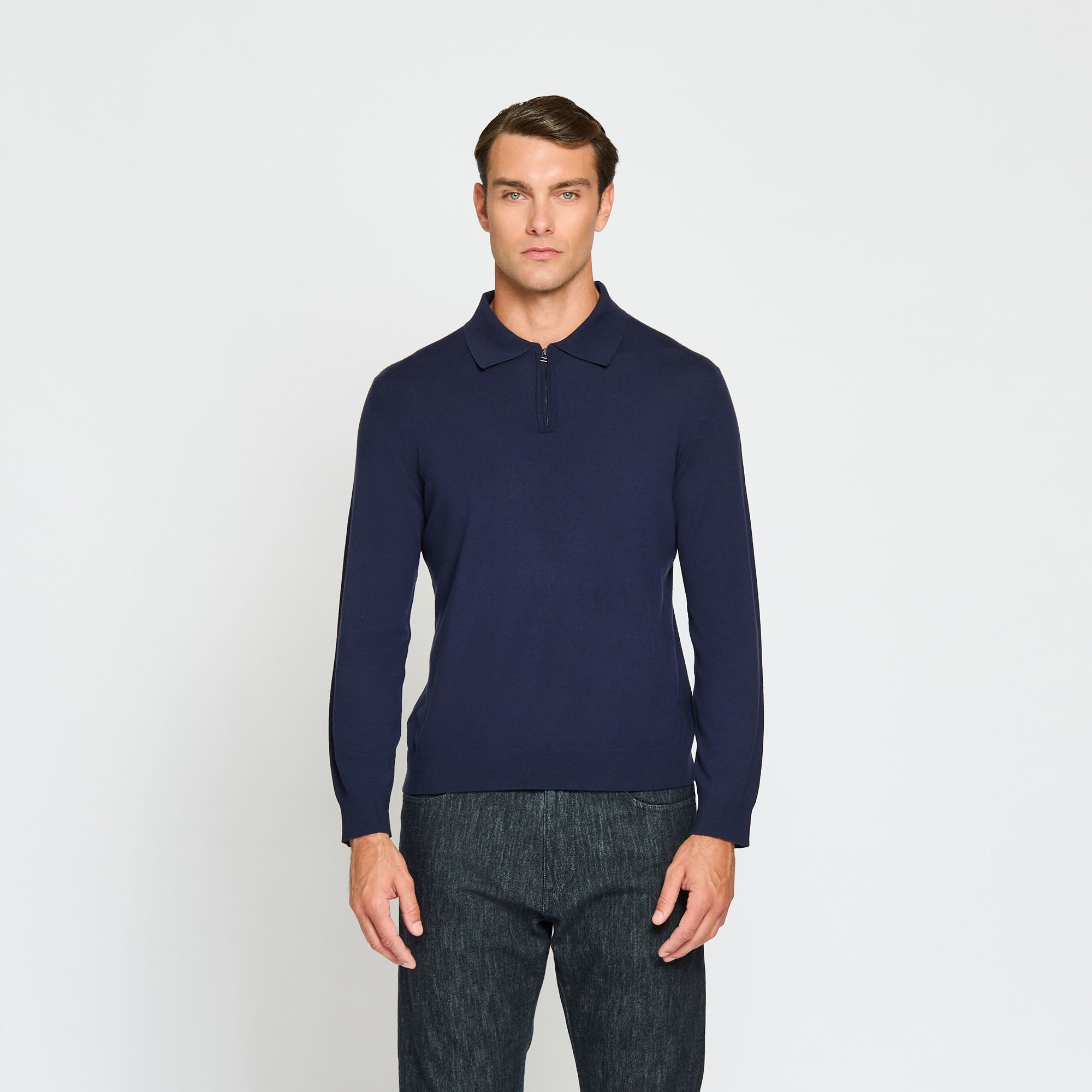 3/4 Zip Polo