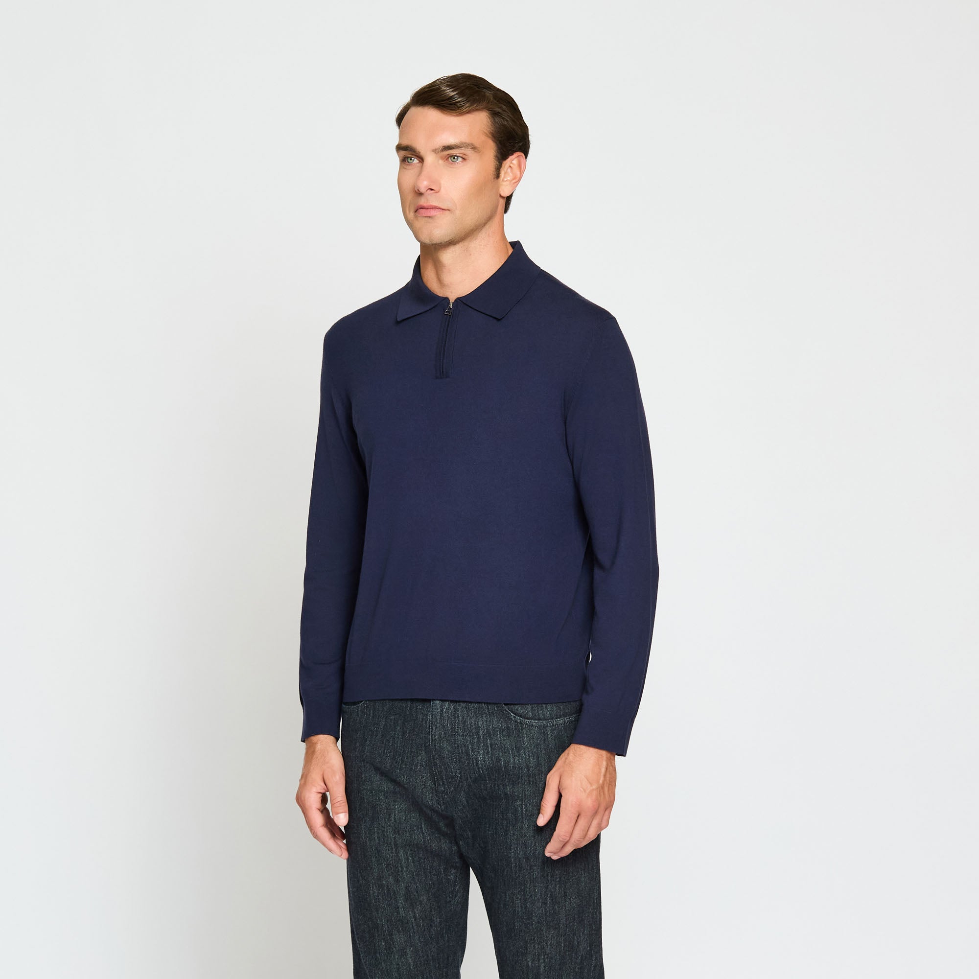 3/4 Zip Polo