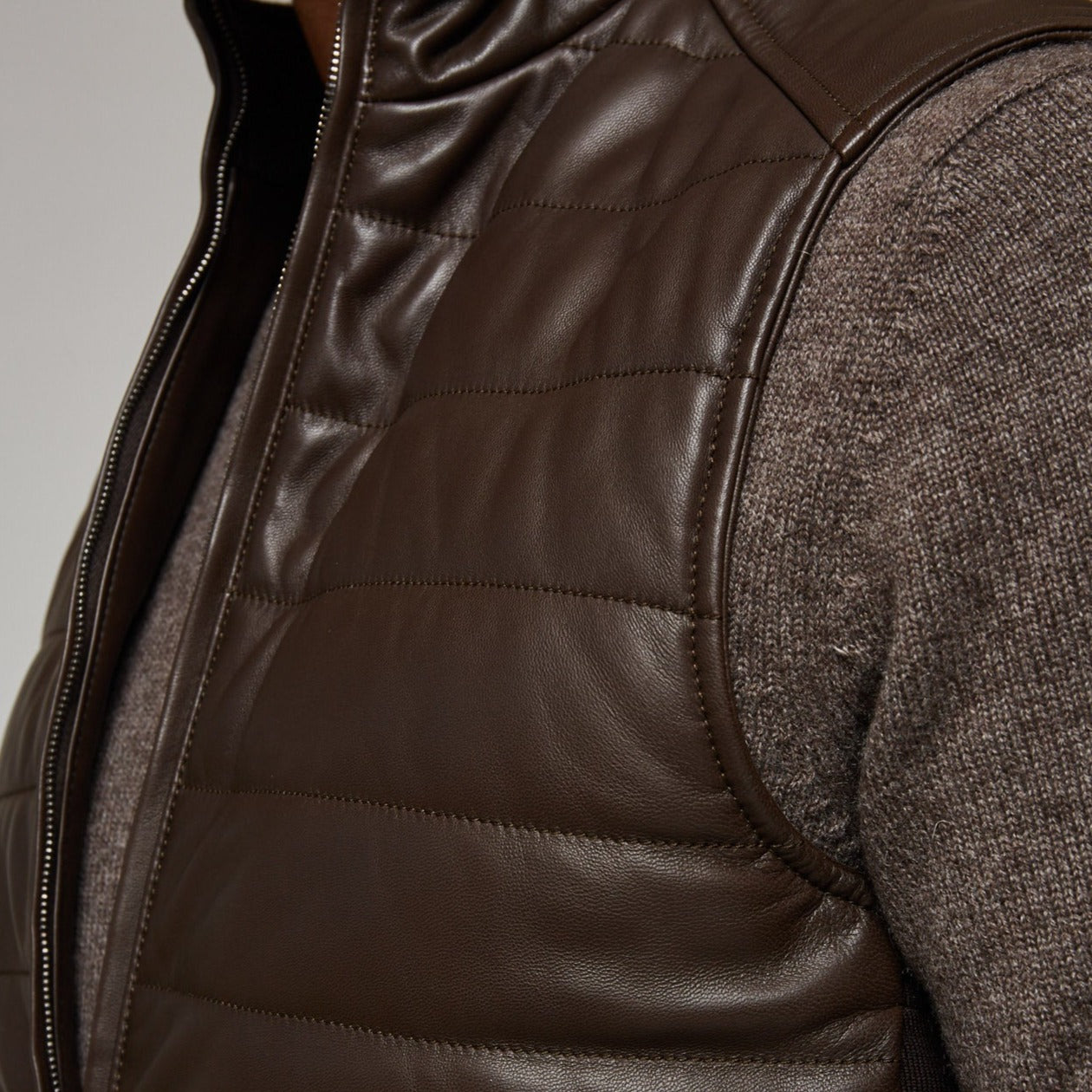 Quilted Leather Vest