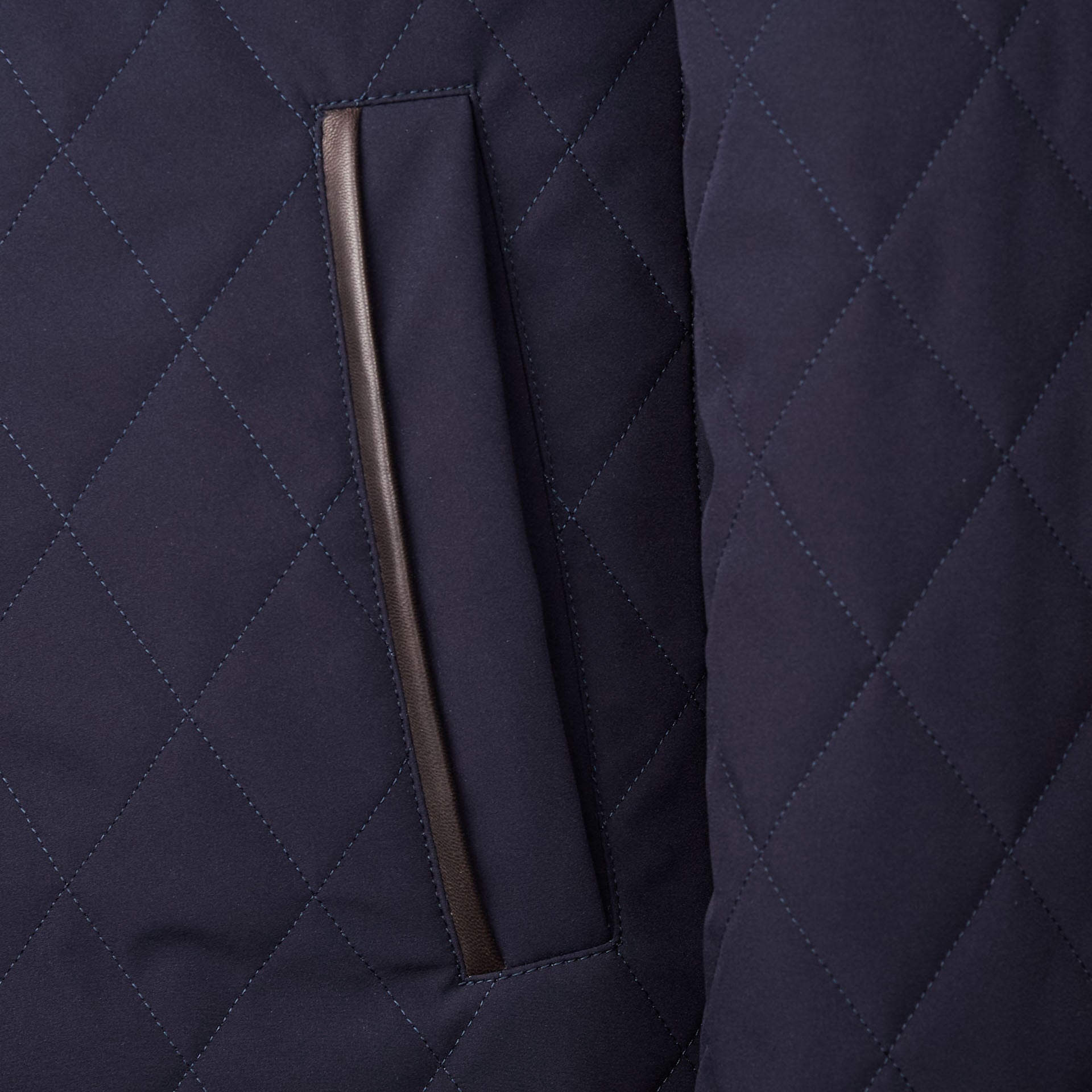 Diamond Quilted Car Coat