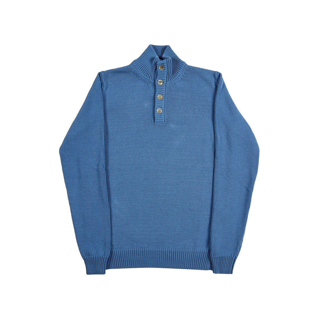 4 Button Mock Neck Sweater